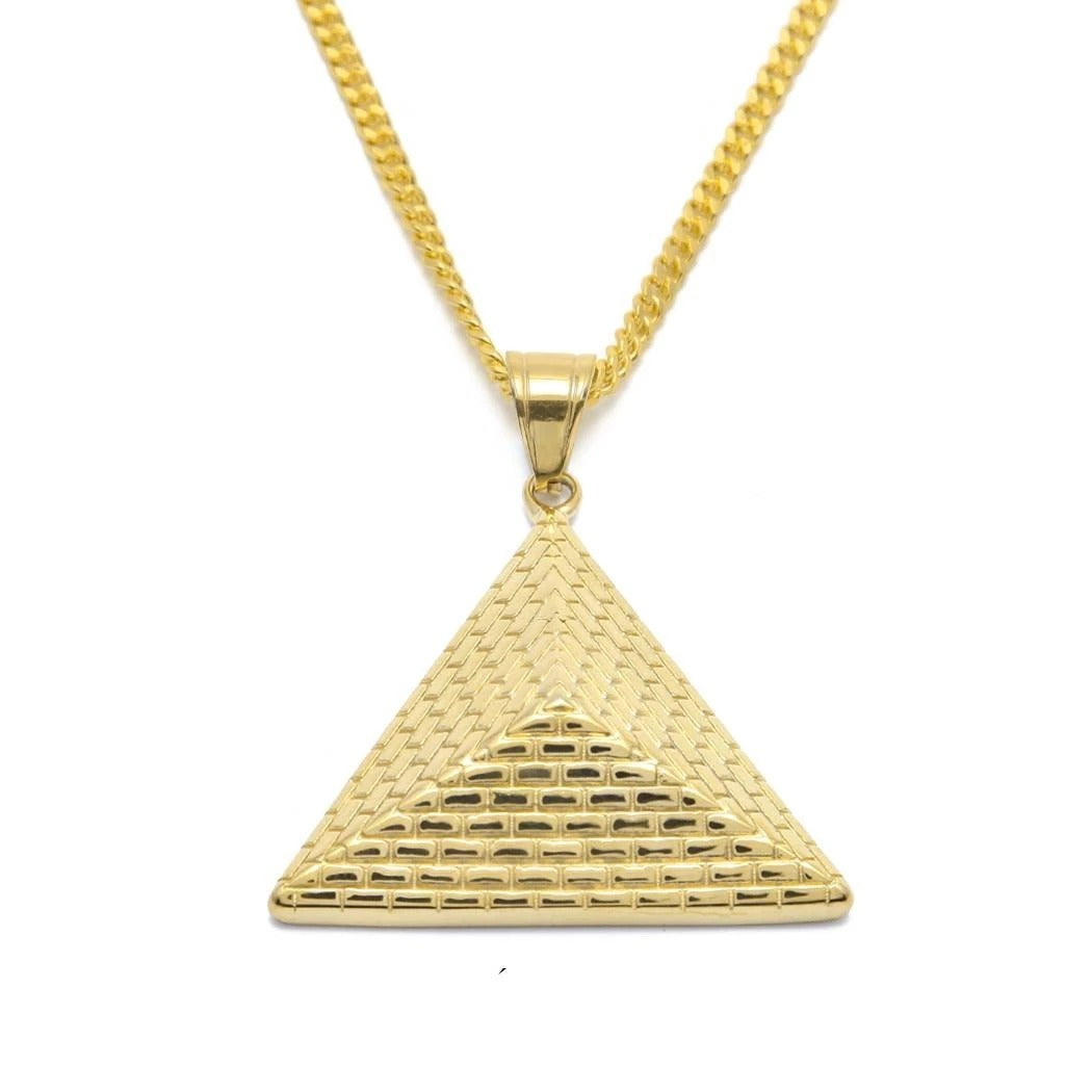 Luxe 3D Pyramid Necklace
