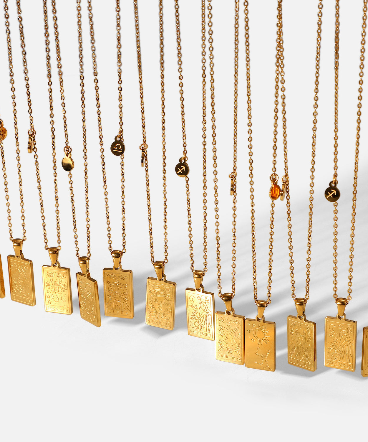 Zodiac Constellation Panel Necklace