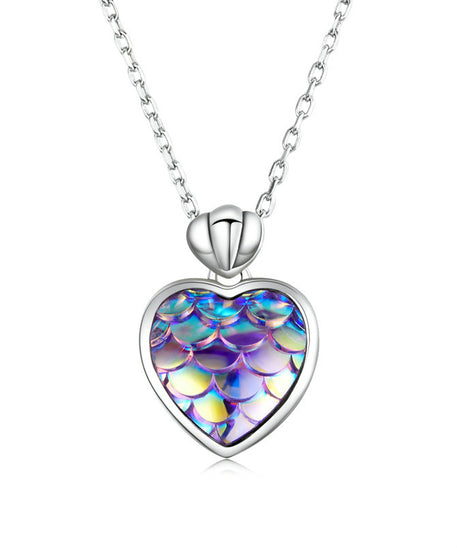 Flourishing Heart Scales Necklace