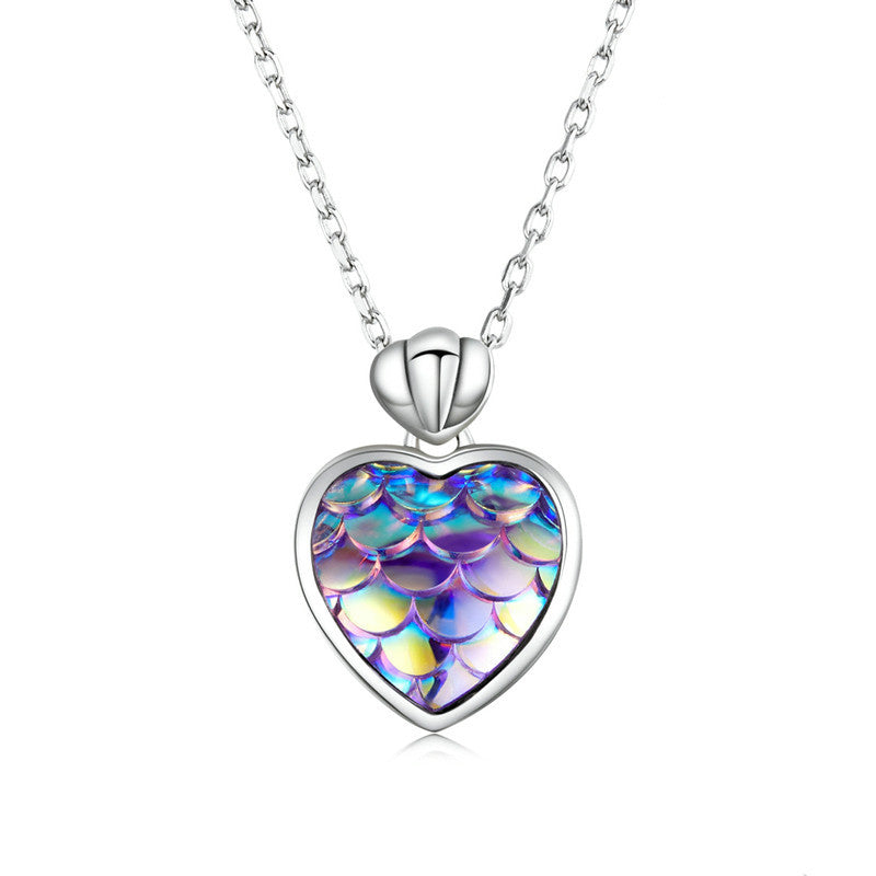 Flourishing Heart Scales Necklace