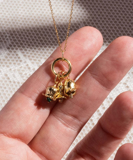 Blossom Birthstone Birth Flower Necklace