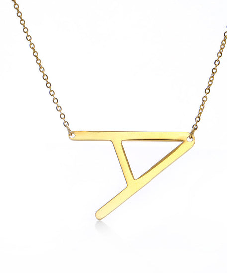 Customized Initial Letter Necklace
