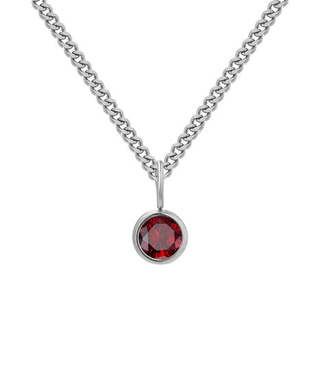 Prismatic Diamond Birthstone Necklace