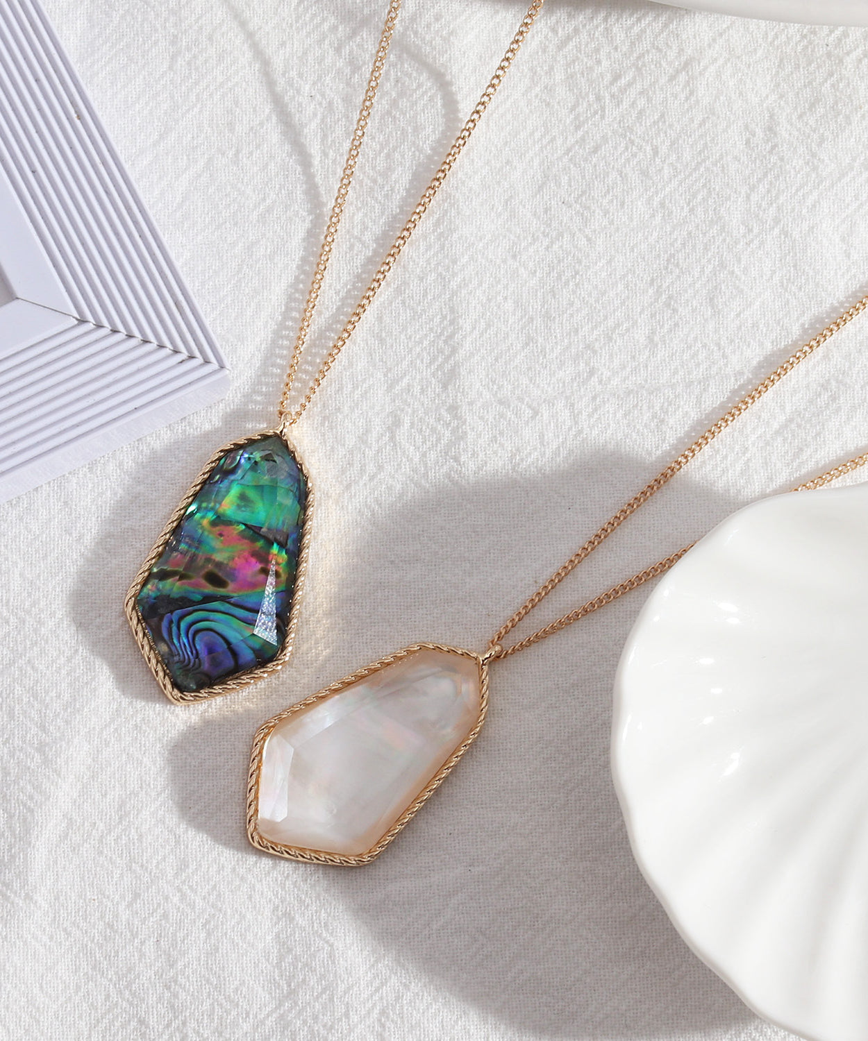 Moonbeam Abalone Shell Necklace