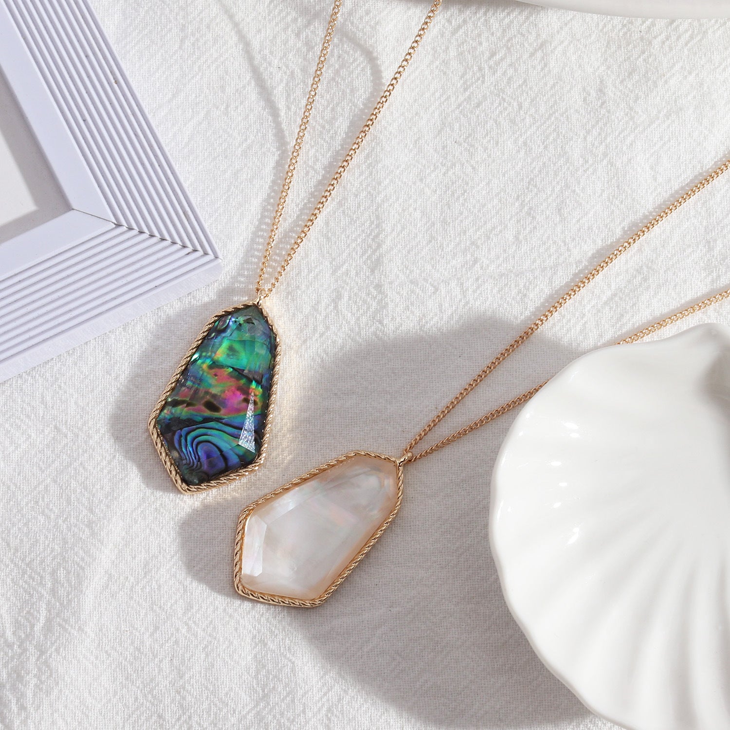 Moonbeam Abalone Shell Necklace