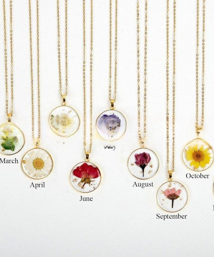Ethereal Dried Flower Necklace
