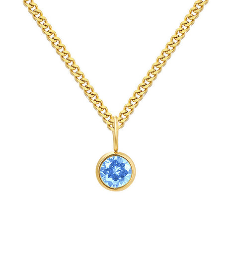 Prismatic Diamond Birthstone Necklace