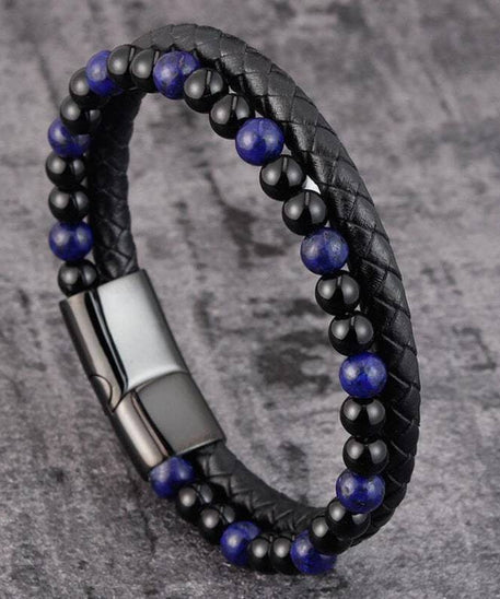Grounded Volcanic Stone Tigereye Bracelet