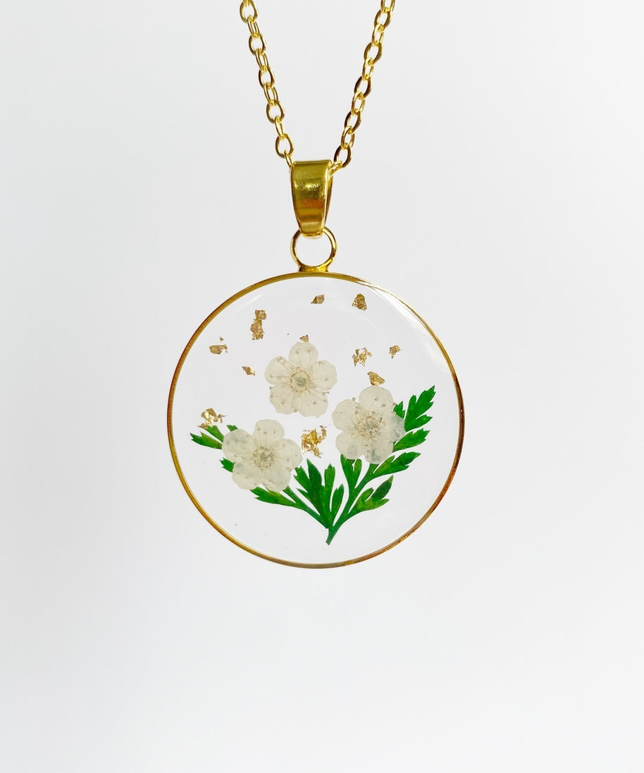Ethereal Dried Flower Necklace