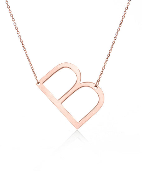 Customized Initial Letter Necklace