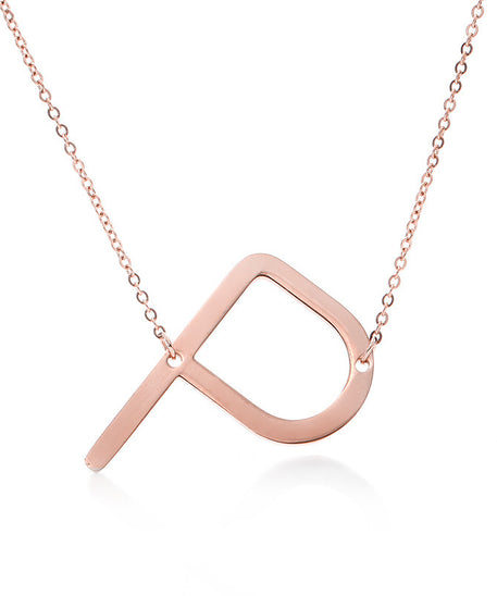 Customized Initial Letter Necklace