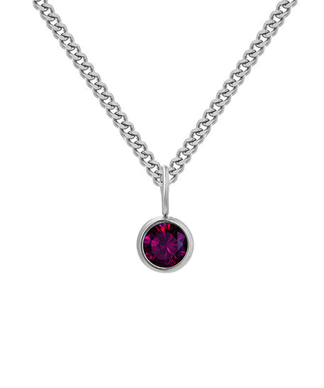 Prismatic Diamond Birthstone Necklace