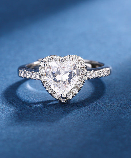 Divine Love Peach Heart Ring