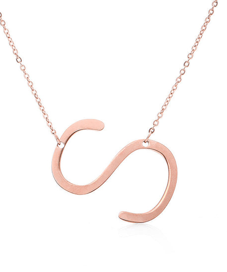 Customized Initial Letter Necklace