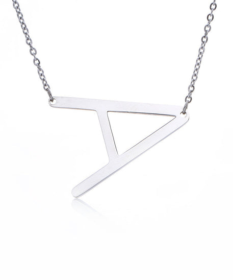 Customized Initial Letter Necklace