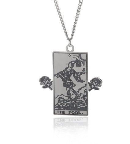 THINK HAVE Twelve Constellation Tarot Necklace Retro Constellation Necklace