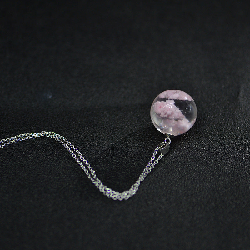 Spherical Sky Cloud Necklace