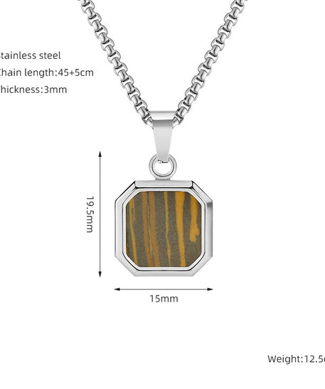 Grounded Square Necklace