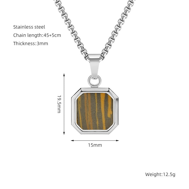 Grounded Square Necklace