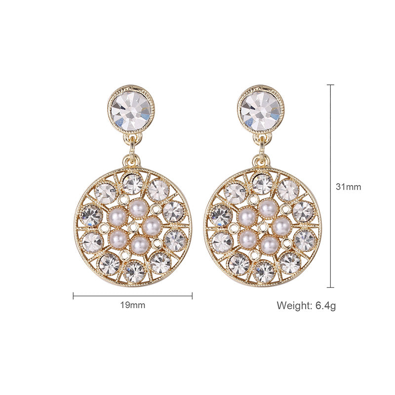 Pearlescent Retro Earrings Earrings