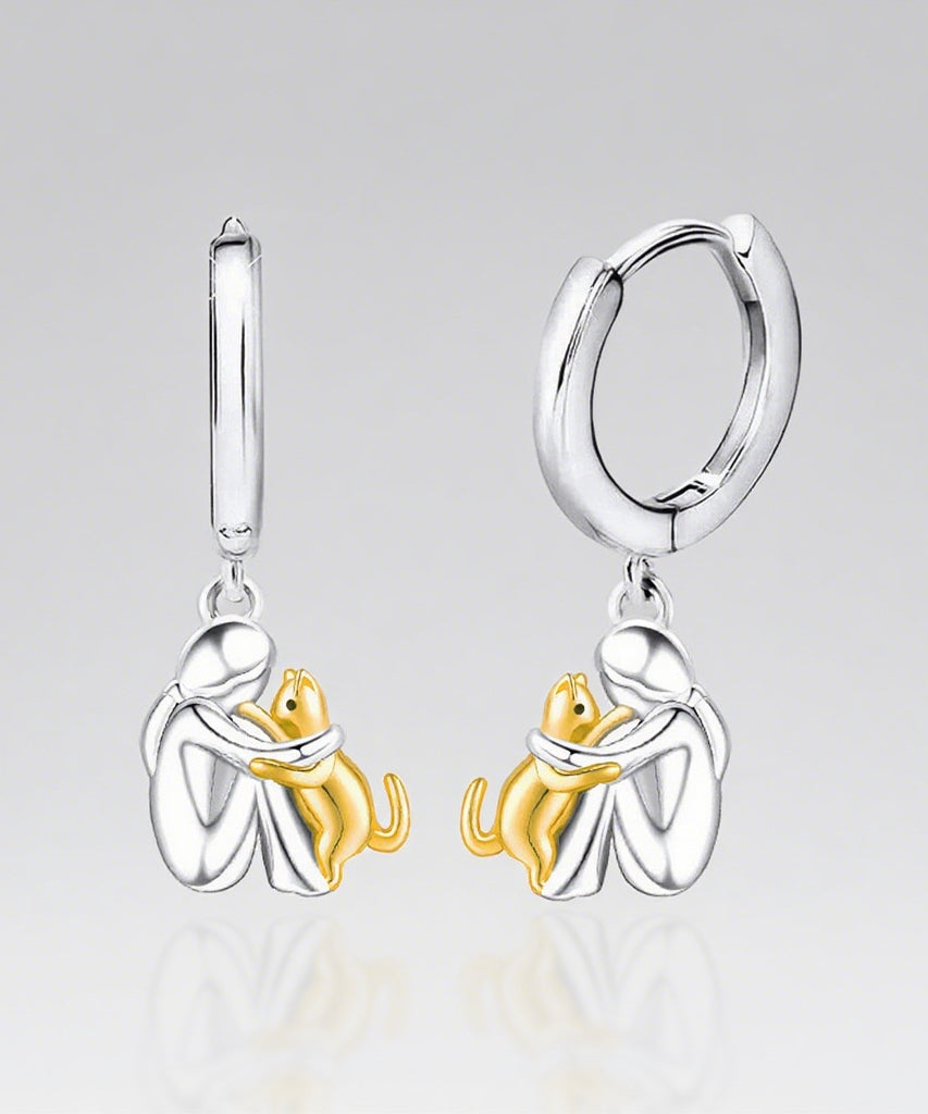 ALREADY EXIST I THINKFashion Little Girl And Dog Hug Necklace