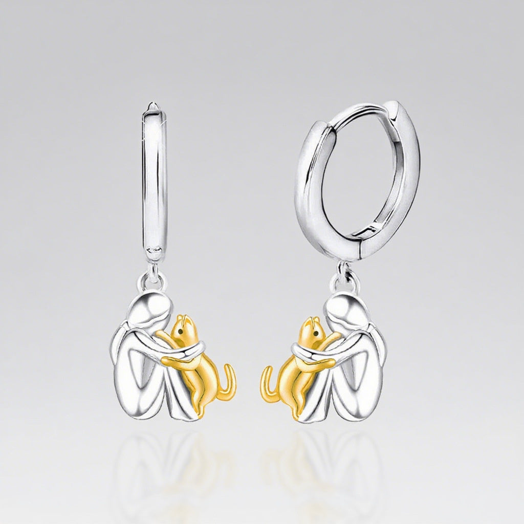 ALREADY EXIST I THINKFashion Little Girl And Dog Hug Necklace