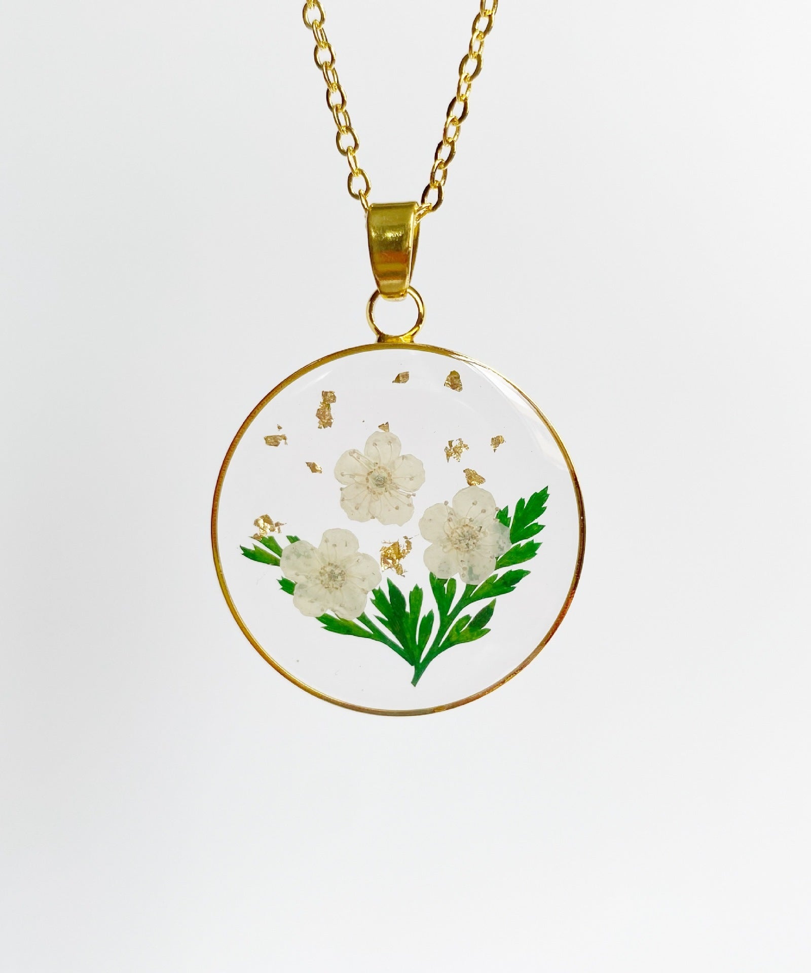 Ethereal Dried Flower Necklace