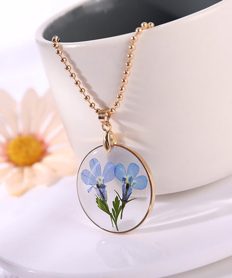 Creative Summer Dried Flower Necklace