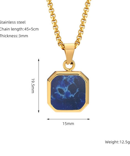 Grounded Square Necklace