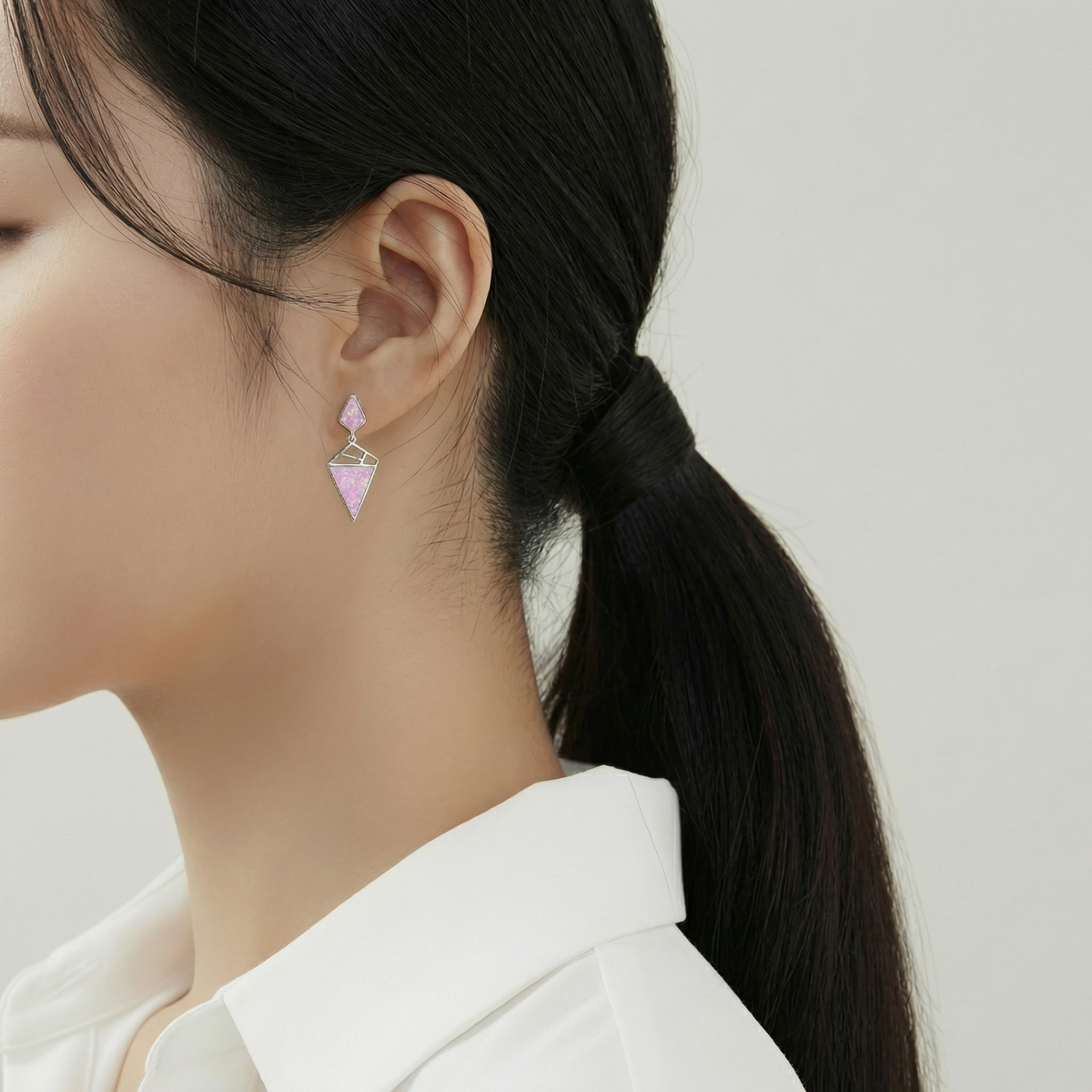 Crystalline Opal Dangle Earrings
