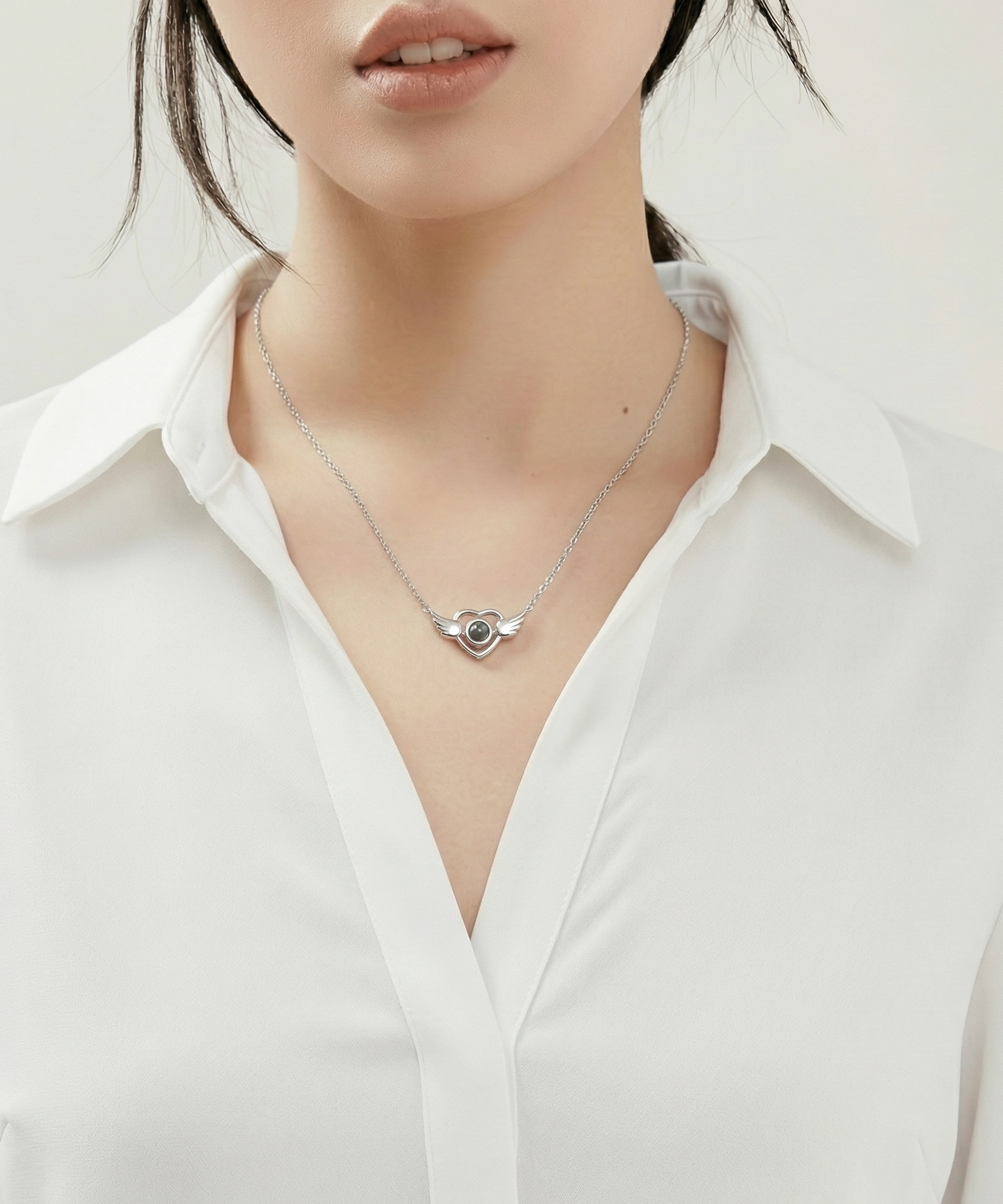 Magnificent "You Are My Angel" Love Projection Necklace