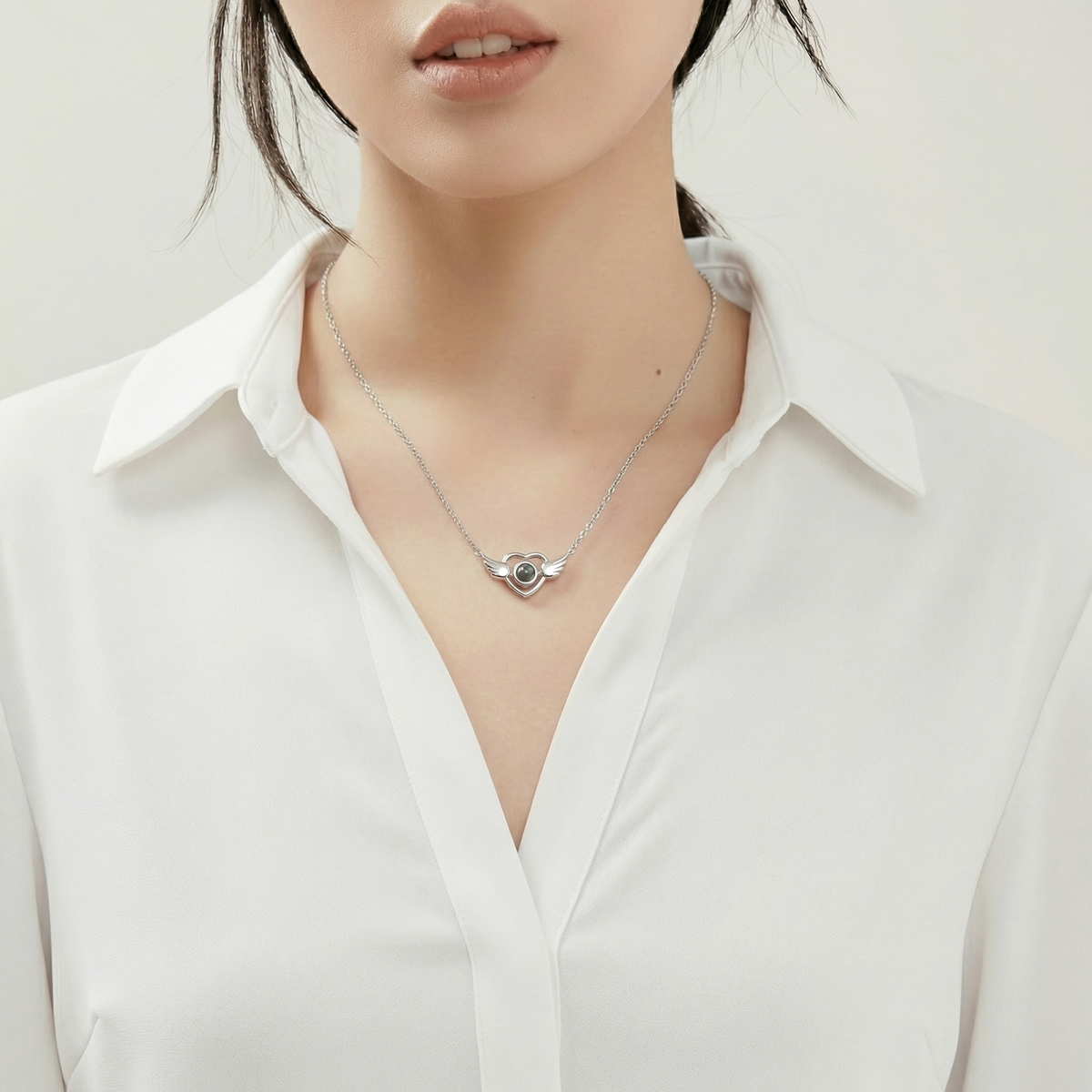 Magnificent "You Are My Angel" Love Projection Necklace