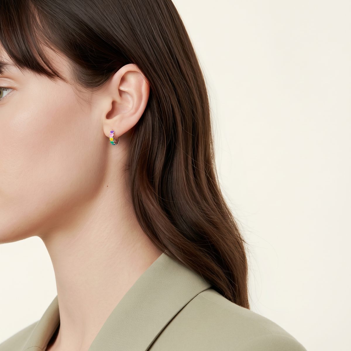 Dainty Heart Shaped Earrings