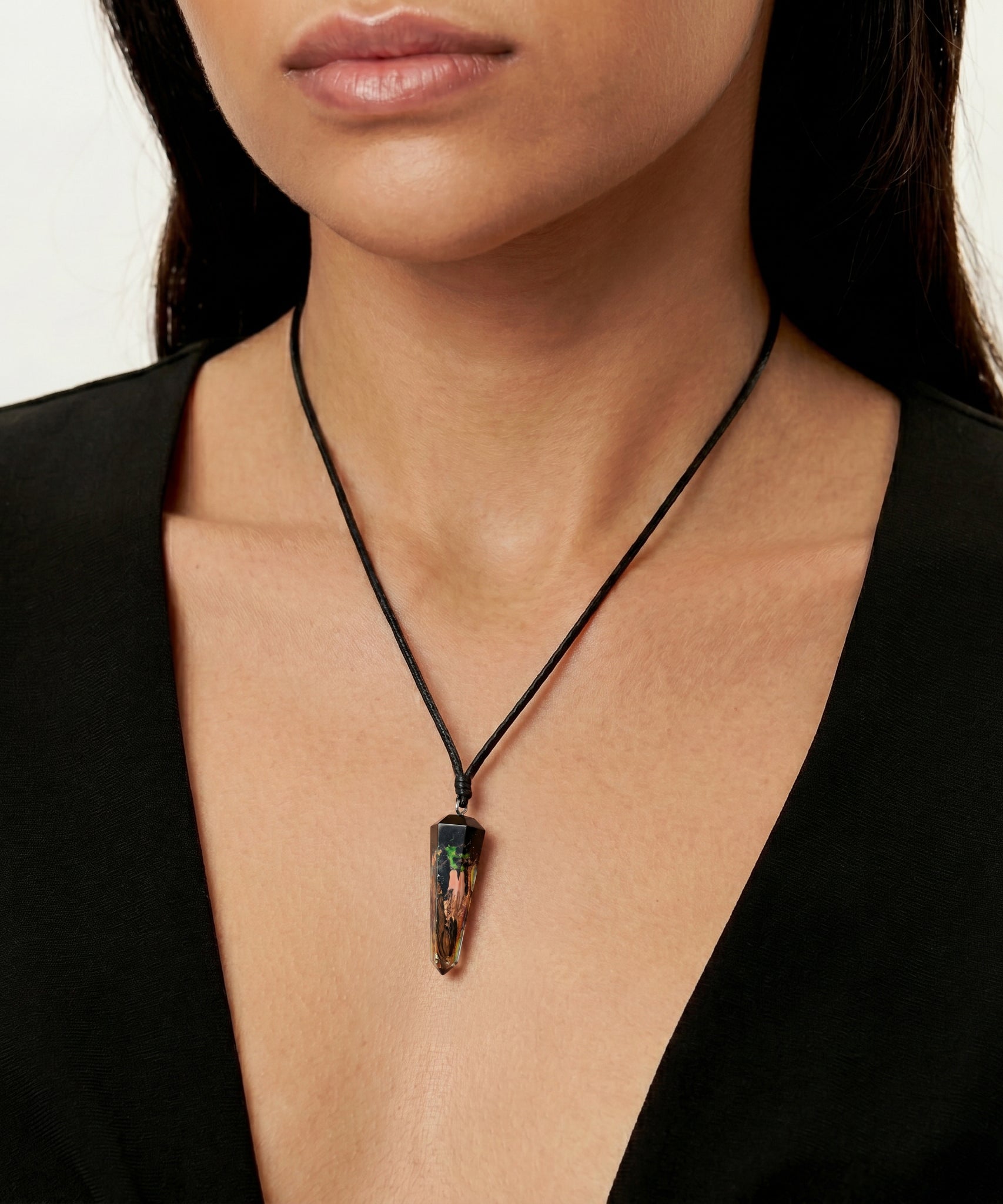 Mystic Resin Necklace