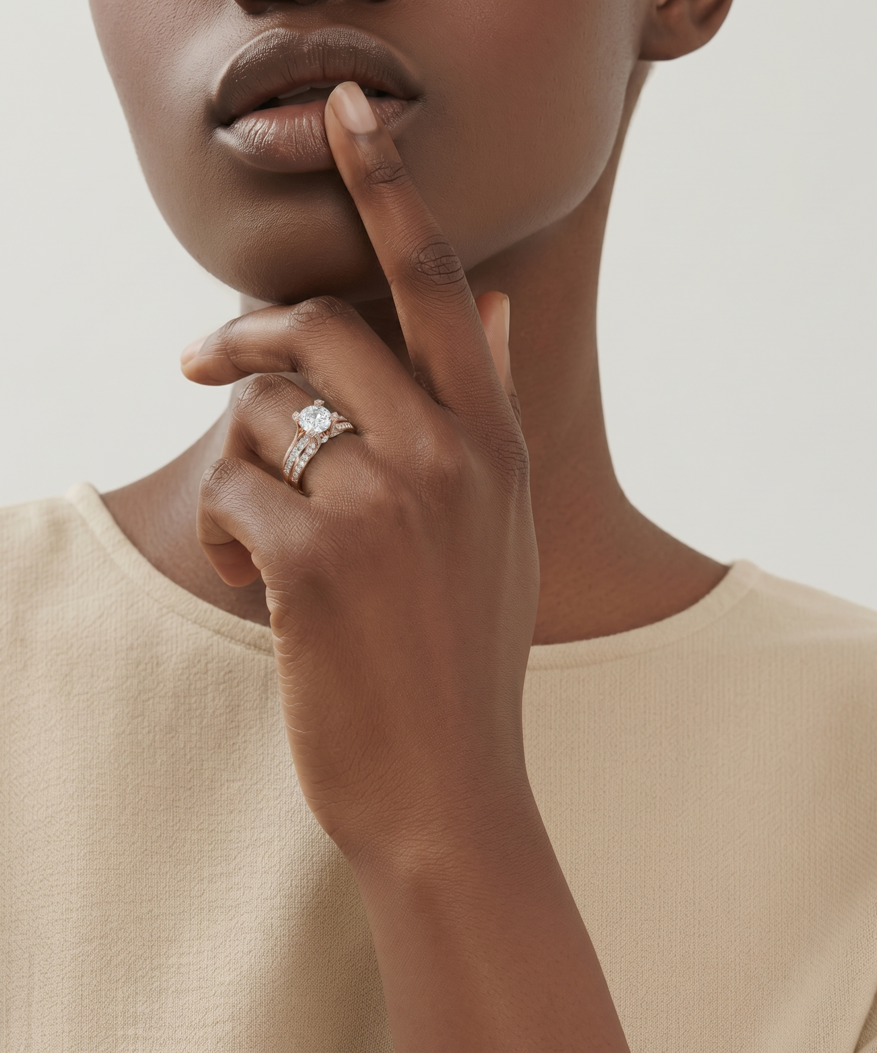 Oval Shaped Engagement Ring