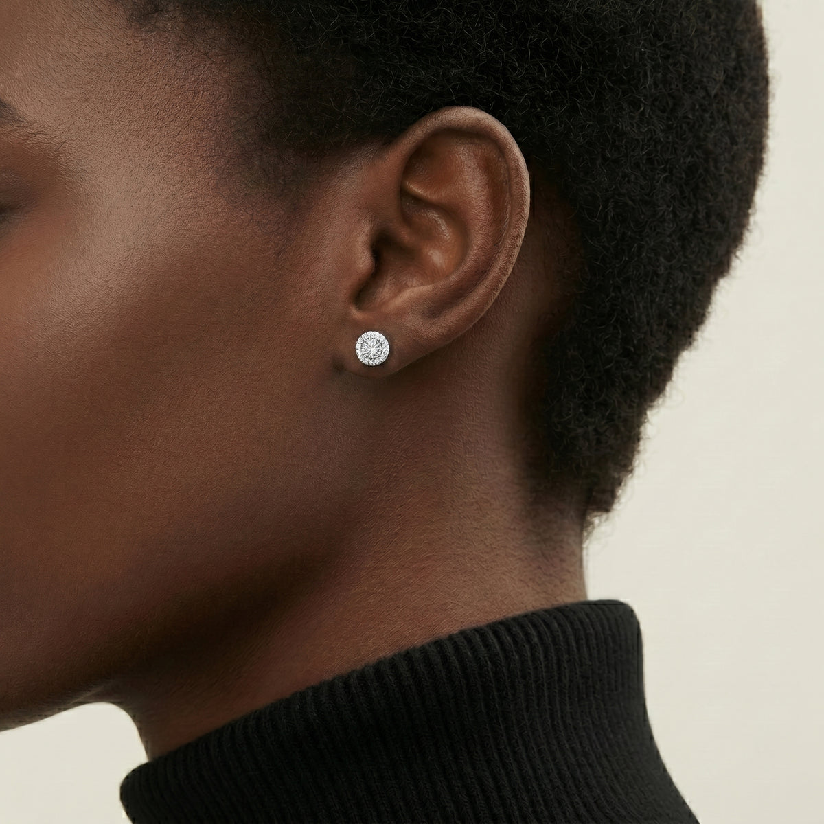 Sculptural Round Ethiopian Earrings