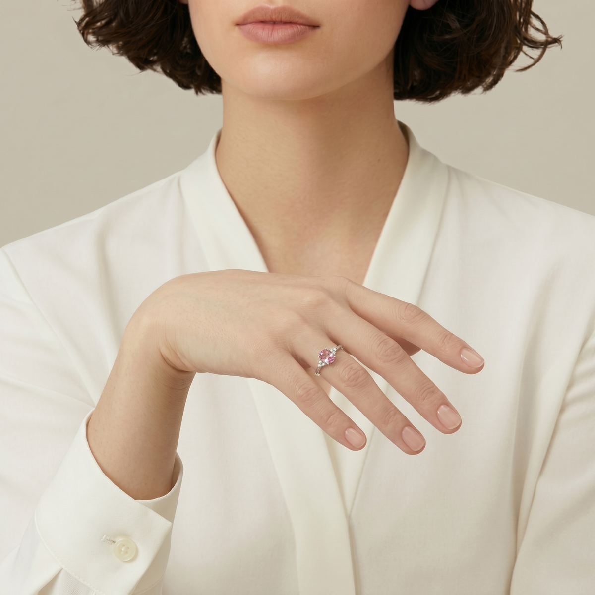 Traditional Cut Zirkon Ring