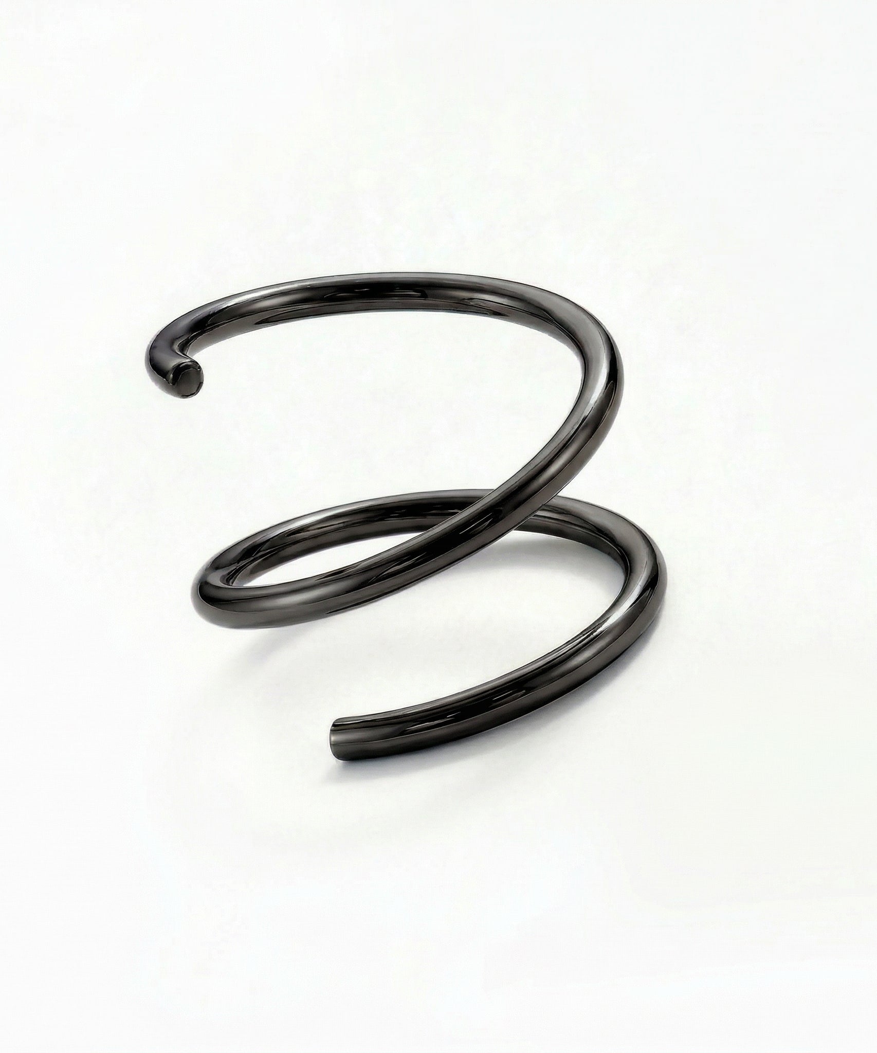 Daring Spiral Double Ring