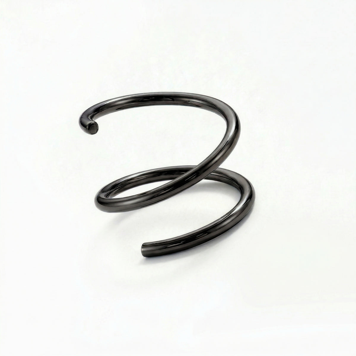 Daring Spiral Double Ring