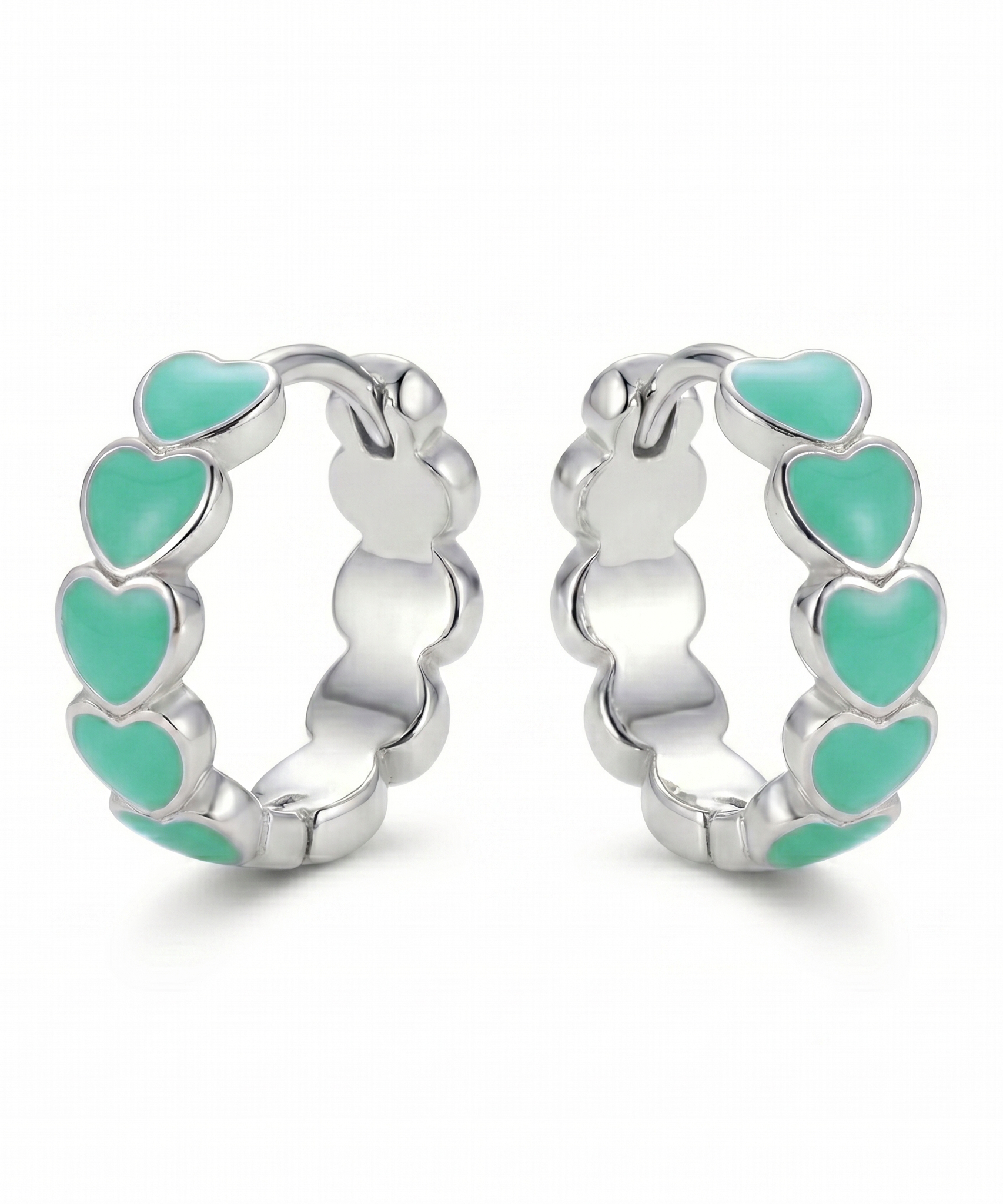 Dainty Heart Shaped Earrings