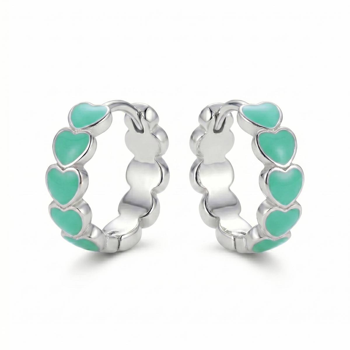Dainty Heart Shaped Earrings
