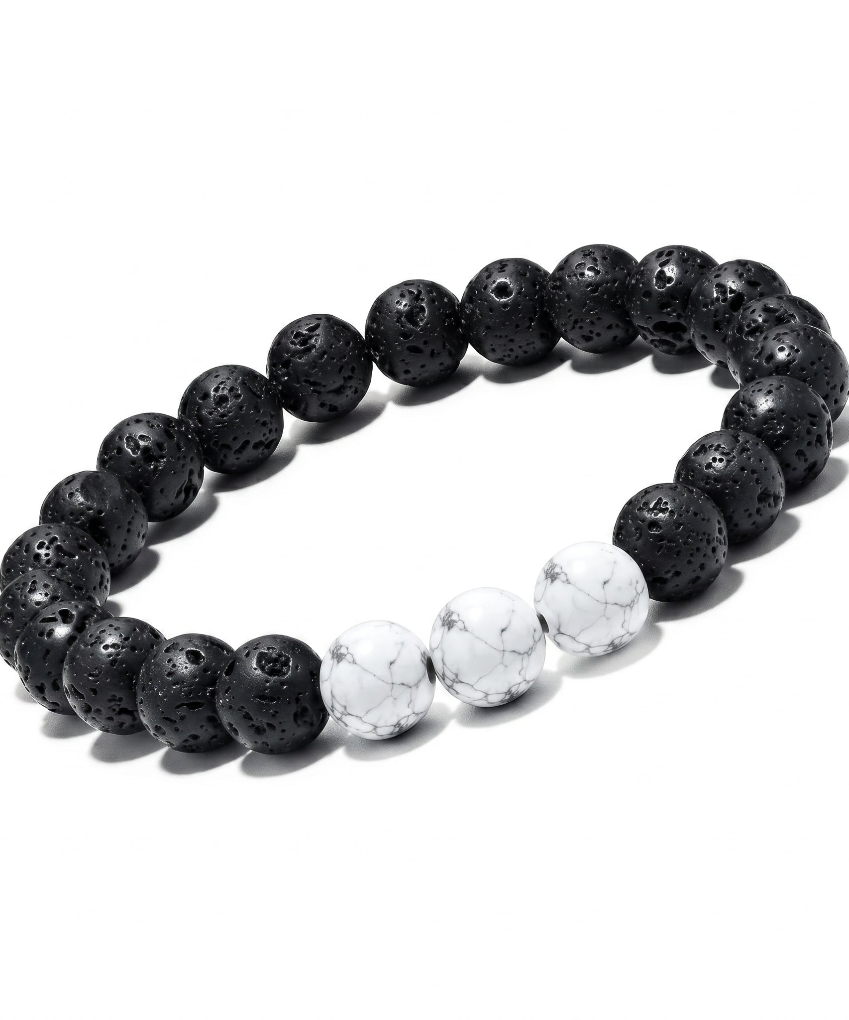 Tiger Eye Volcanic Stone Bracelet