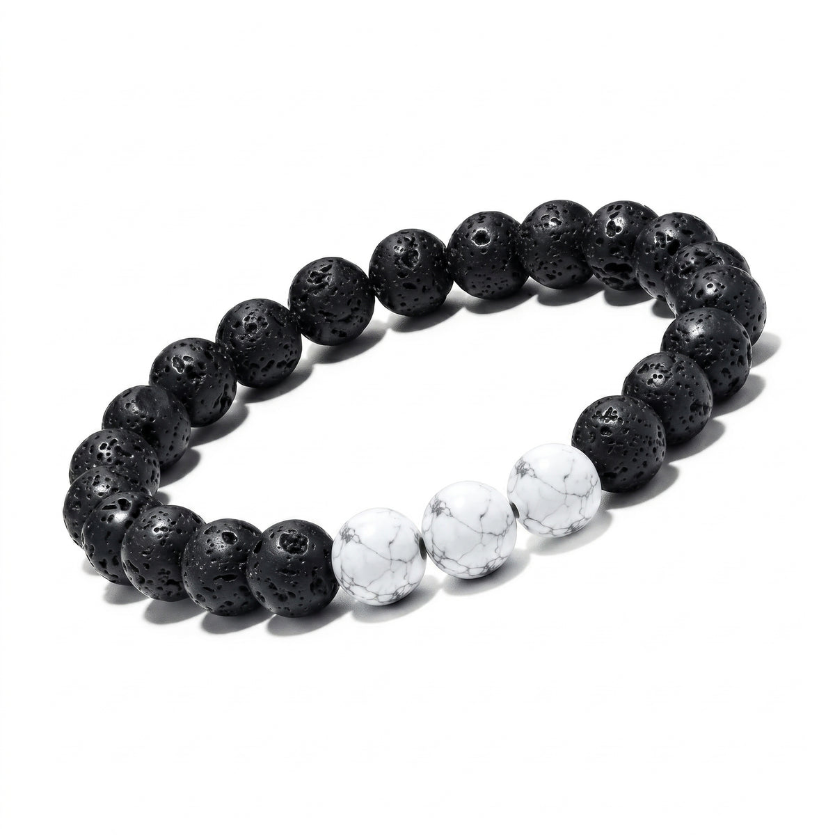 Tiger Eye Volcanic Stone Bracelet