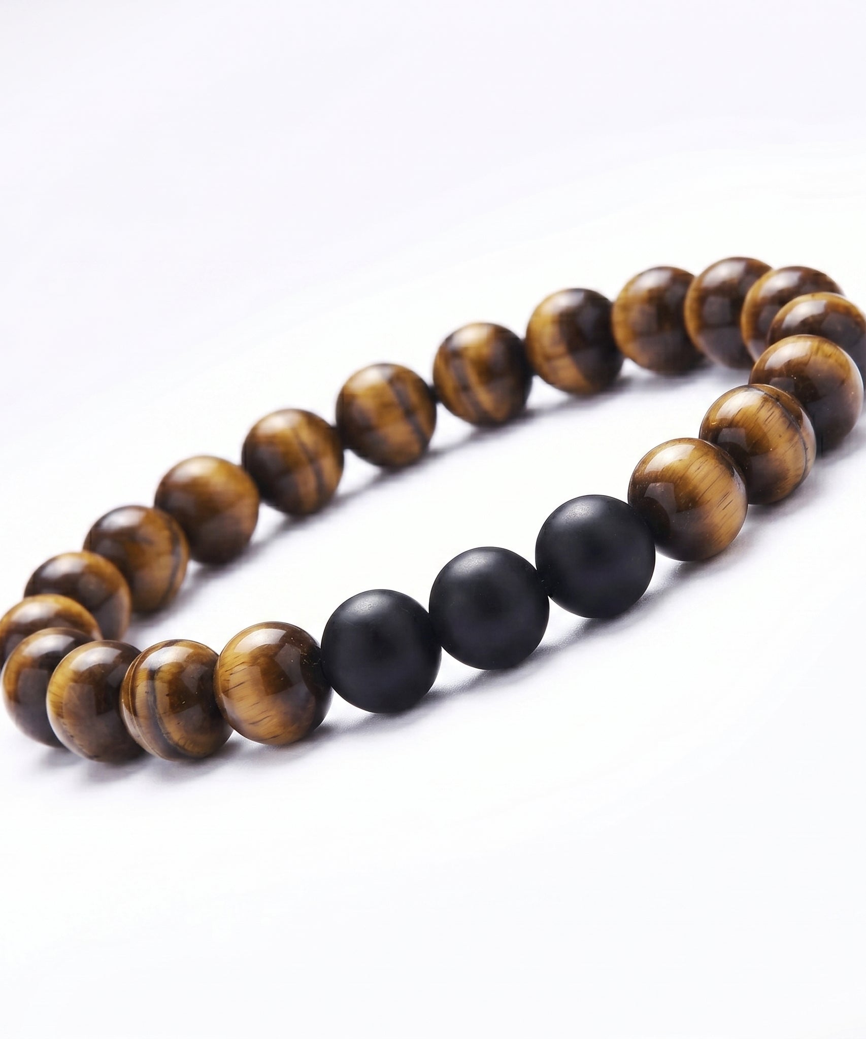 Tiger Eye Volcanic Stone Bracelet
