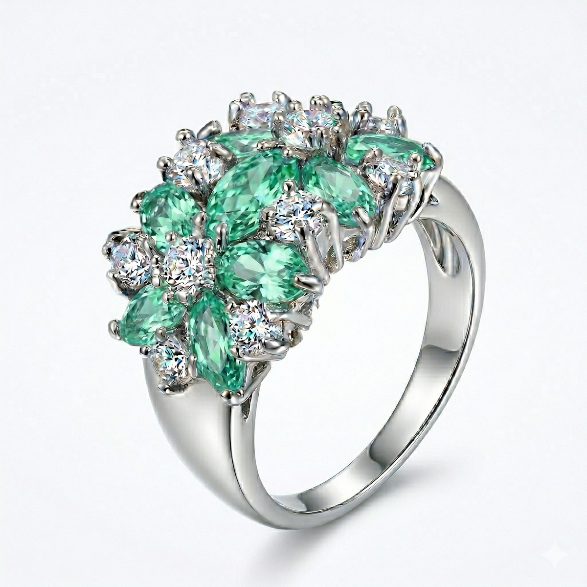 Electric Flower Nest Ring