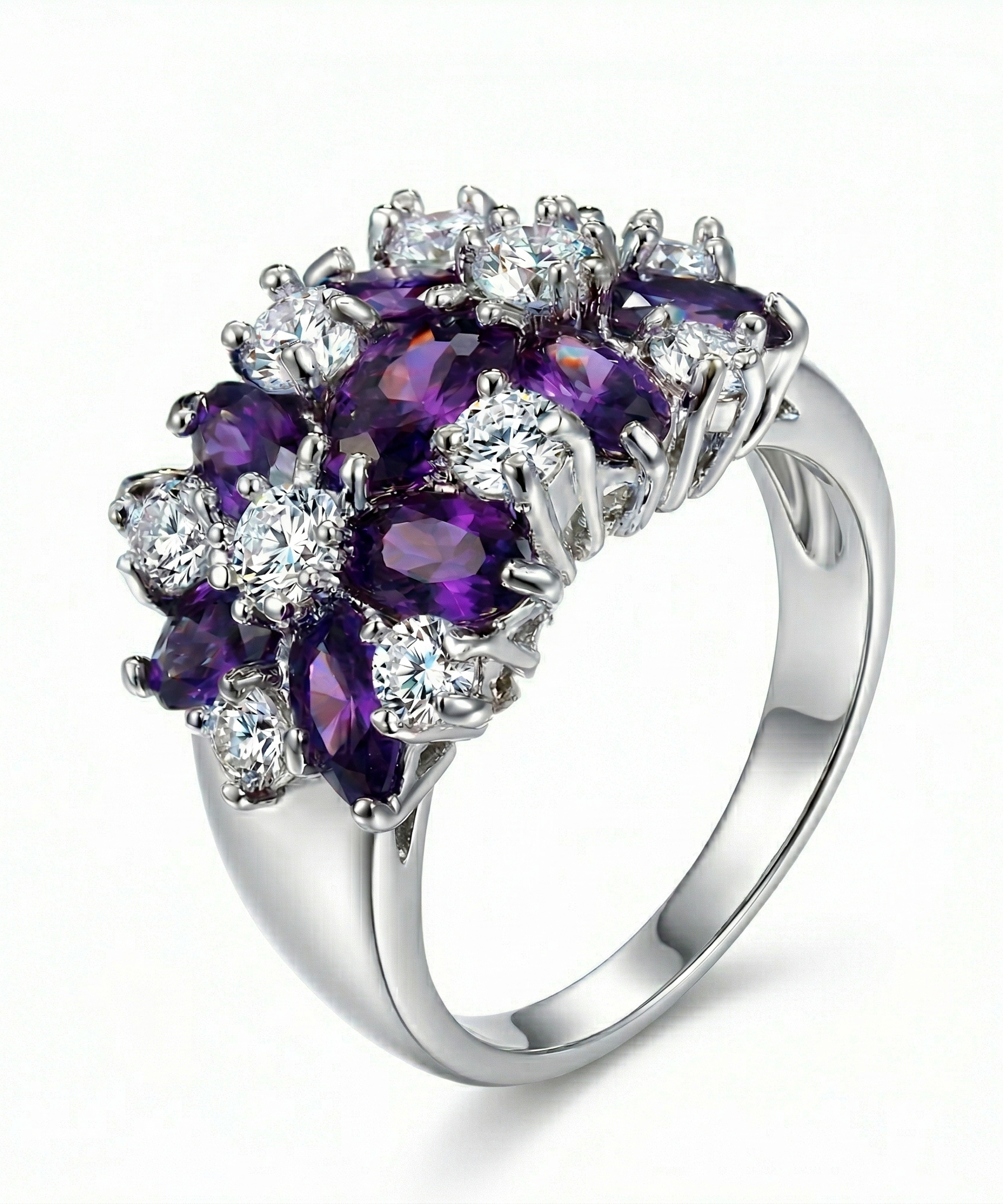 Electric Flower Nest Ring