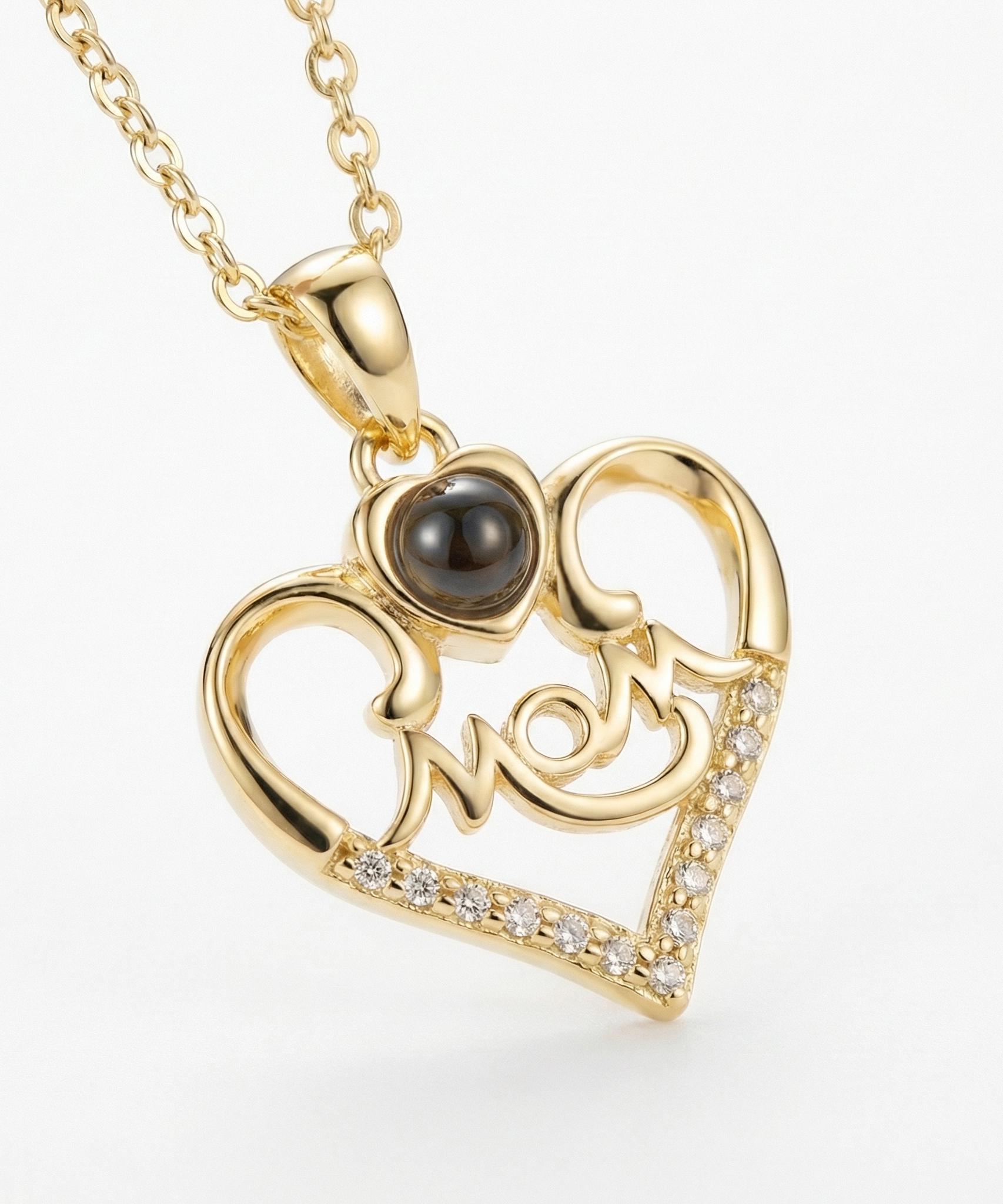 Customized Mom & Family Projection Necklace