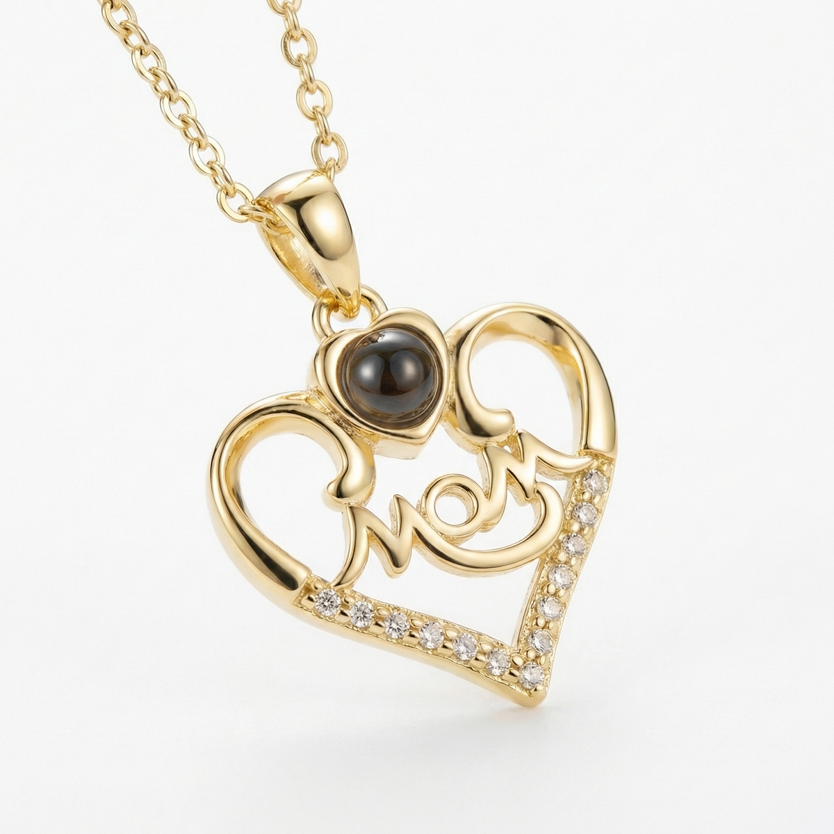 Customized Mom & Family Projection Necklace