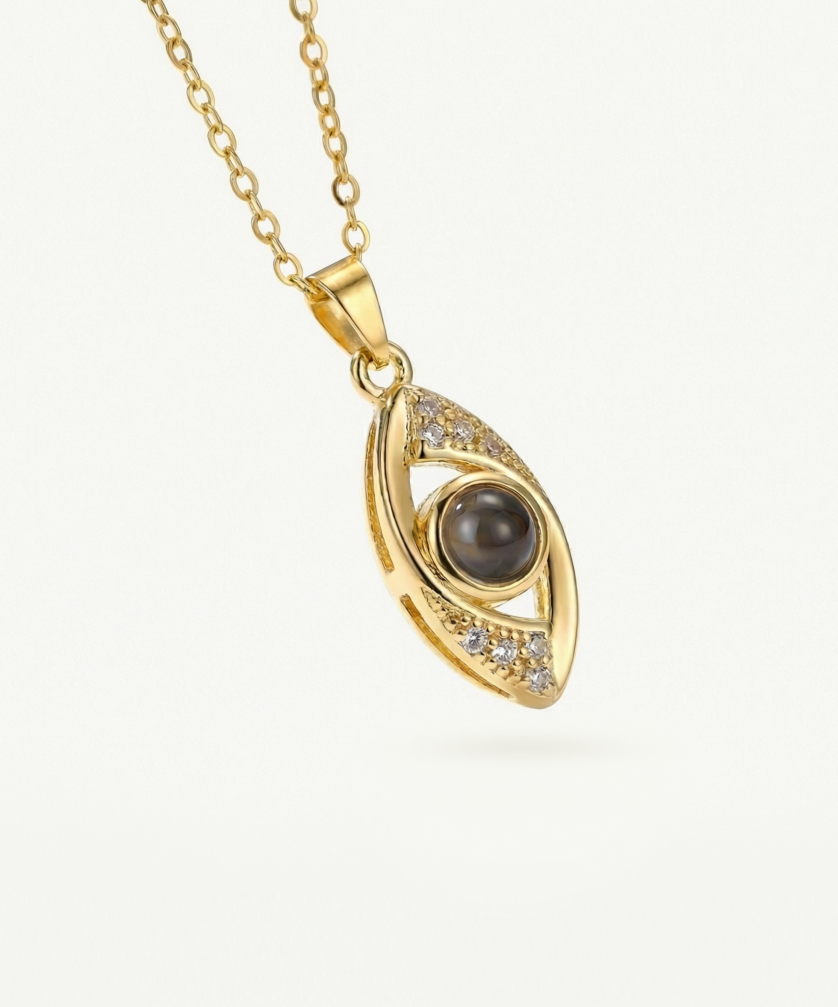 Customized Demon Eye Projection Necklace Pendant