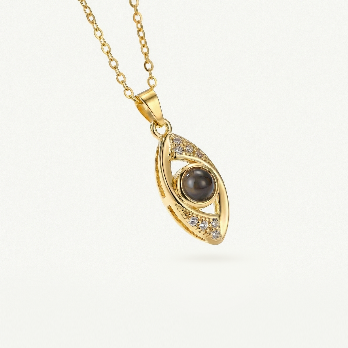 Customized Demon Eye Projection Necklace Pendant